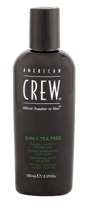 AC-Crew 3 in 1 TEA TREE Shamp/Cond 100ML